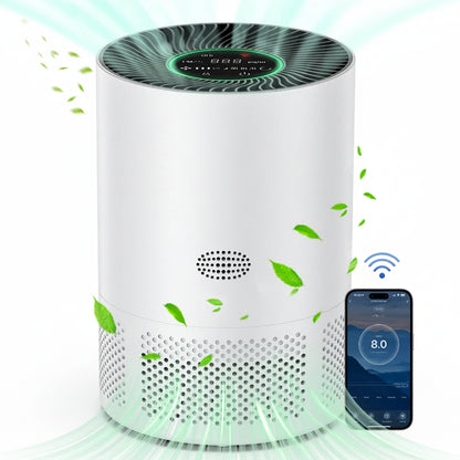 Compact Air Purifier H13 HEPA with Odor Filter PM2.5 Detection Low Noise for Home Use
