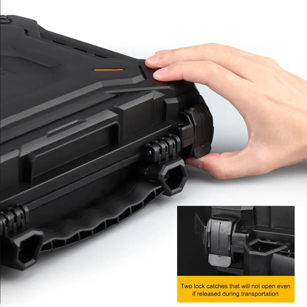 Durable Hard Shell Storage Case with Foam Insert Waterproof Dustproof Equipment Organizer