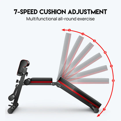 Heavy Duty Adjustable Workout Bench for Home Gym Strength Training Equipment