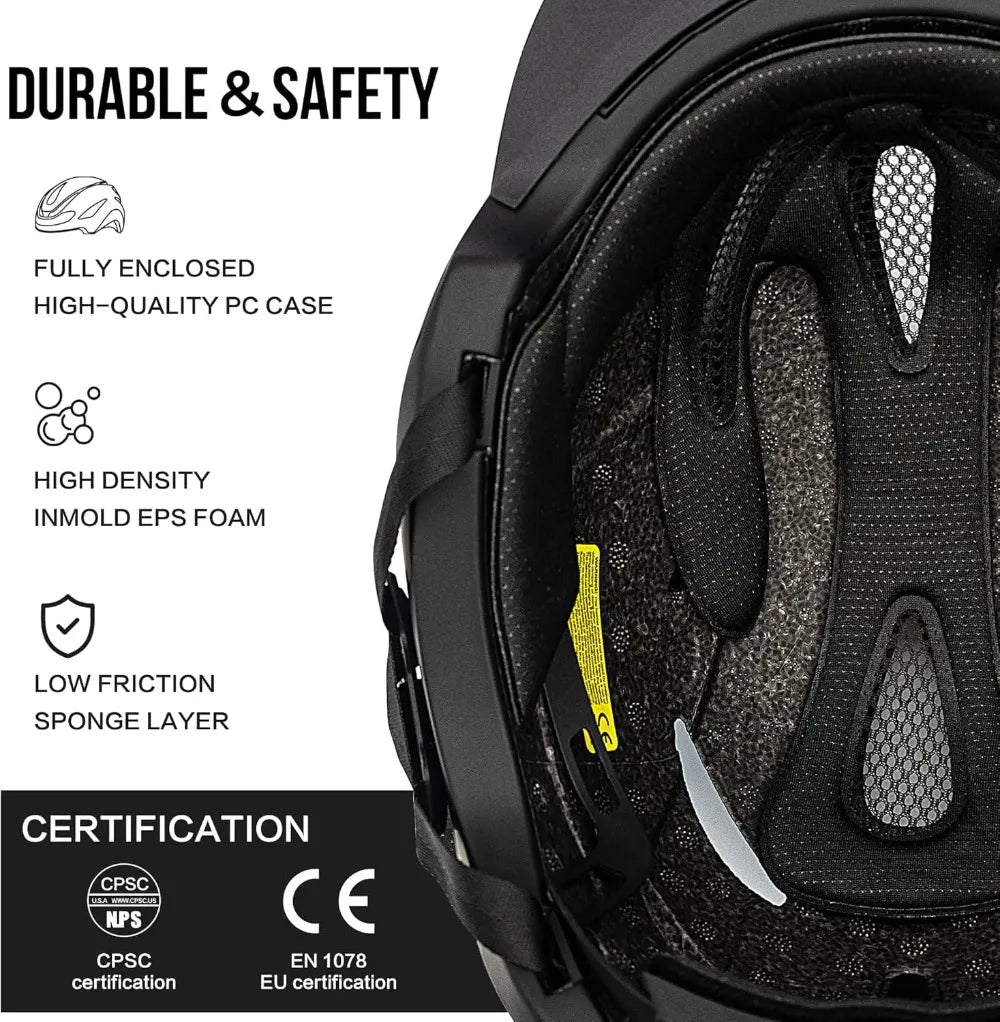Smart Cycling Helmet with LED Lights Front and Rear Remote Control Urban Road Bike Helmet