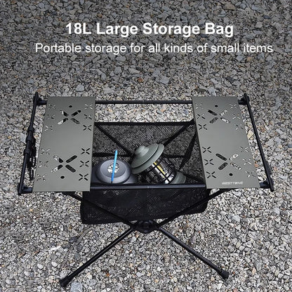 Portable Aluminum Folding Camping IGT Table Outdoor Picnic BBQ Table Lightweight Design
