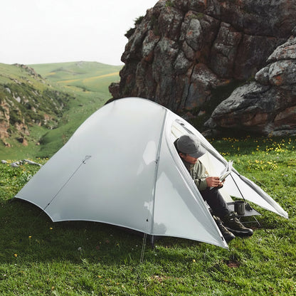 Ultralight 2 Person Camping Tent Waterproof 3 Season Hiking Backpacking Tent with Aluminum Poles
