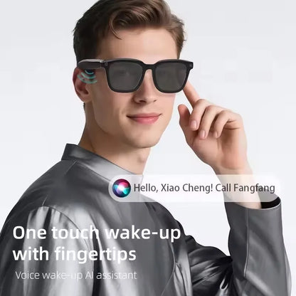 AI Powered Smart Glasses HD Camera Bluetooth Call and Translation Multifunction Smart Wearable