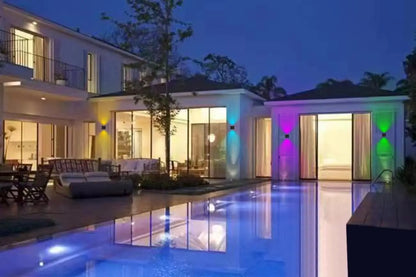 Smart LED Wall Light RGBCW Waterproof IP65 App Control Dimmable Lamp for indoor and outdoor