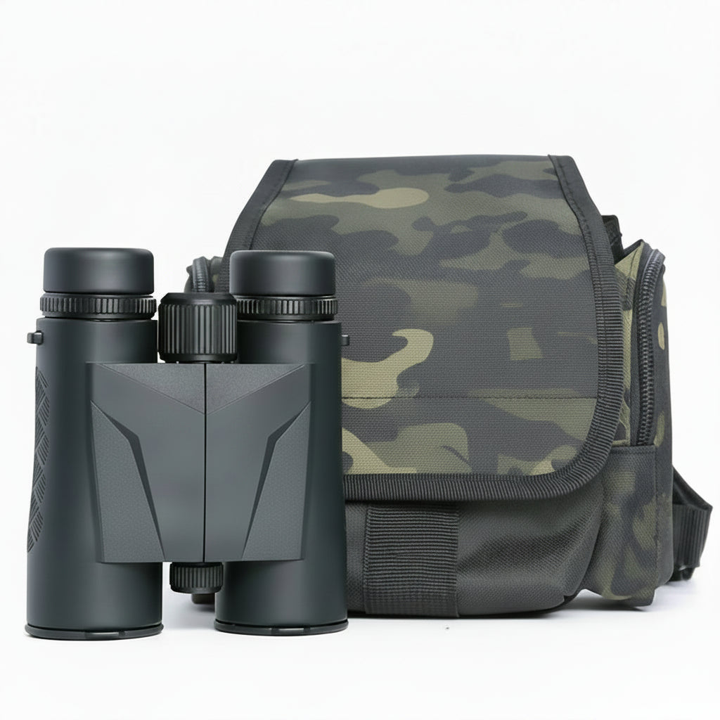 10x42 ED Lens Binoculars with Laser Rangefinder Magnesium Body IPX7 Waterproof 2400m Range