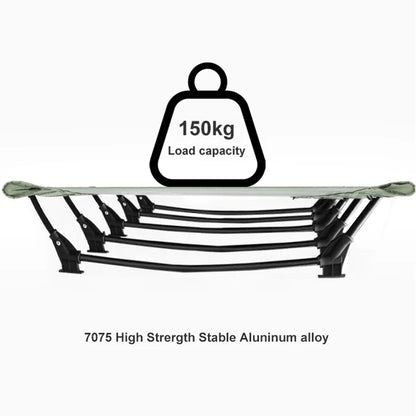 Portable Folding Camping Cot Ultralight Outdoor Travel Bed Compact Design for Camping Hiking