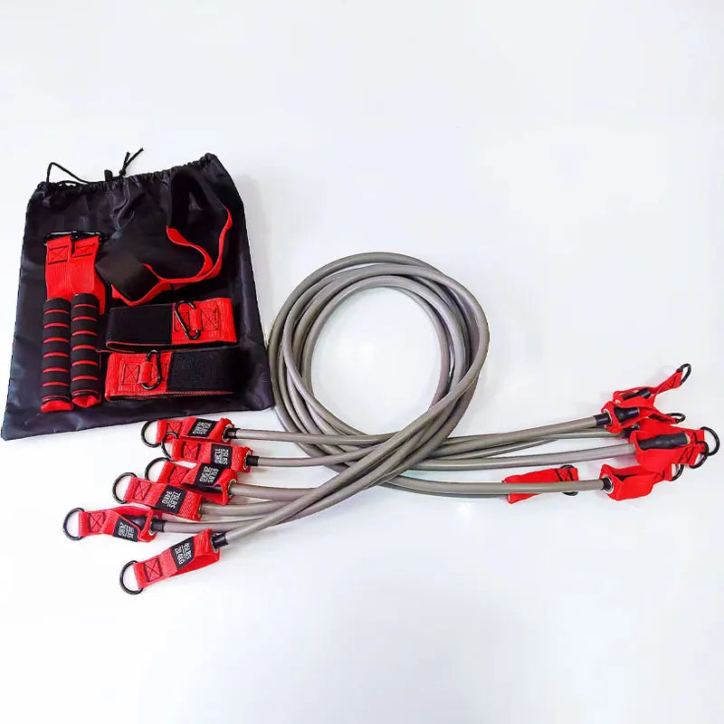 Resistance Band with Handles Portable Fitness Training Strap for Home Strength Workout
