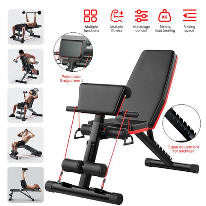 Heavy Duty Adjustable Workout Bench for Home Gym Strength Training Equipment