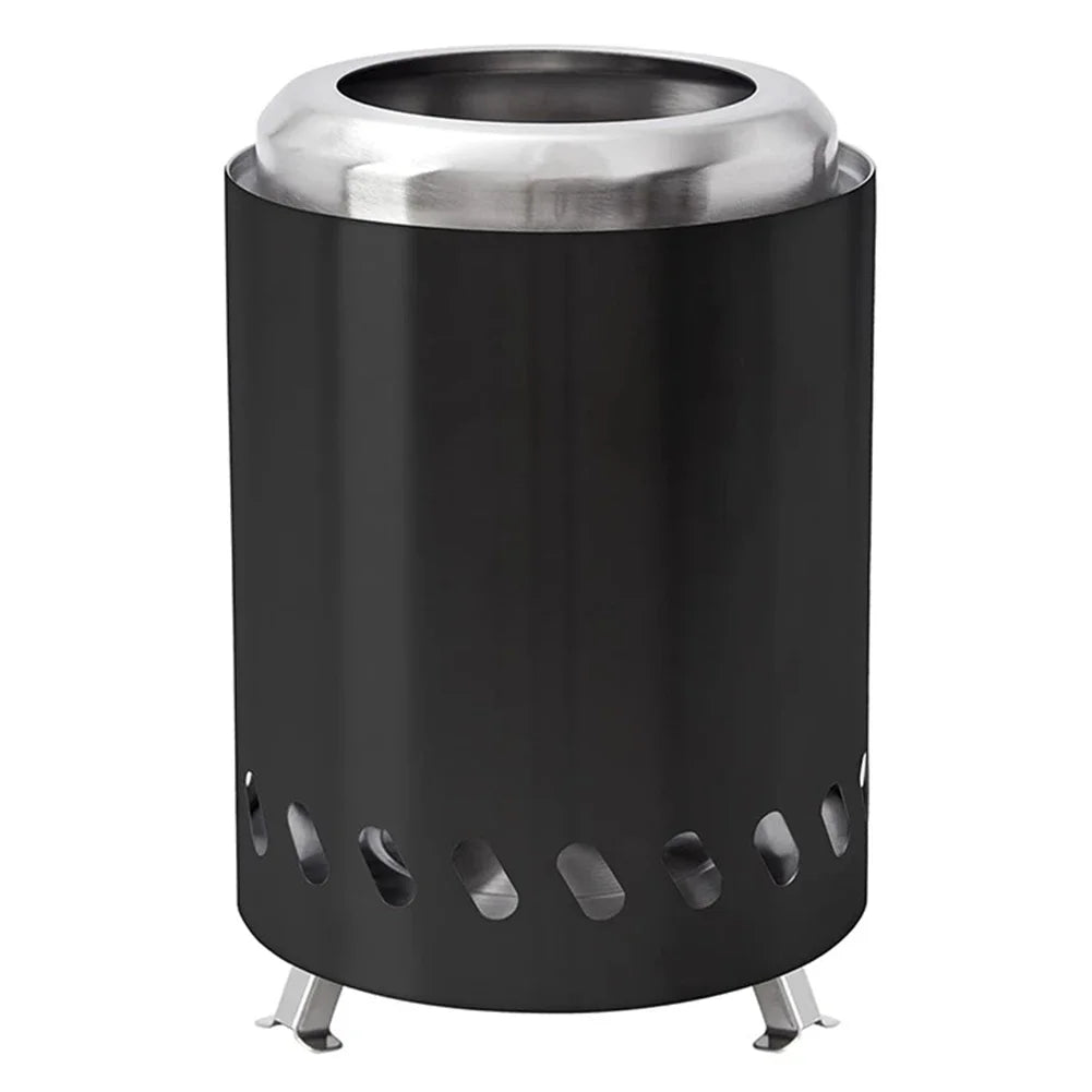 Portable Smokeless Tabletop Fire Pit Stainless Steel Mini Fire Bowl for Indoor Outdoor Use