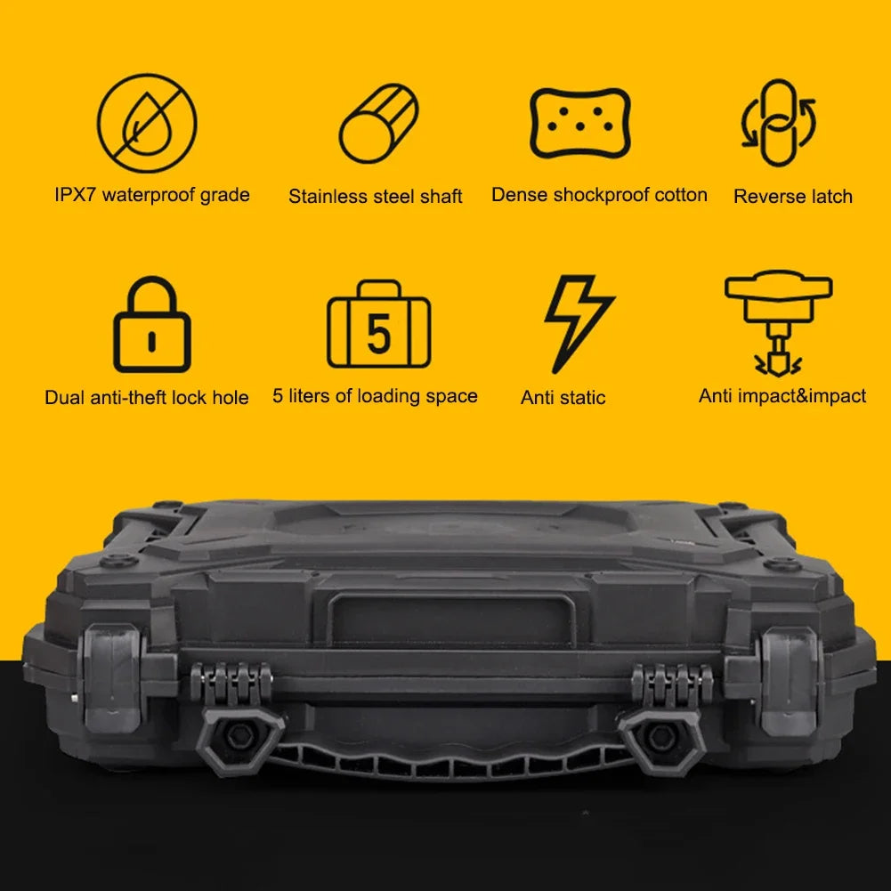 Durable Hard Shell Storage Case with Foam Insert Waterproof Dustproof Equipment Organizer