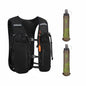 Lightweight 10L Running Hydration Vest Backpack with 2 Water Bottles for Trail Hiking