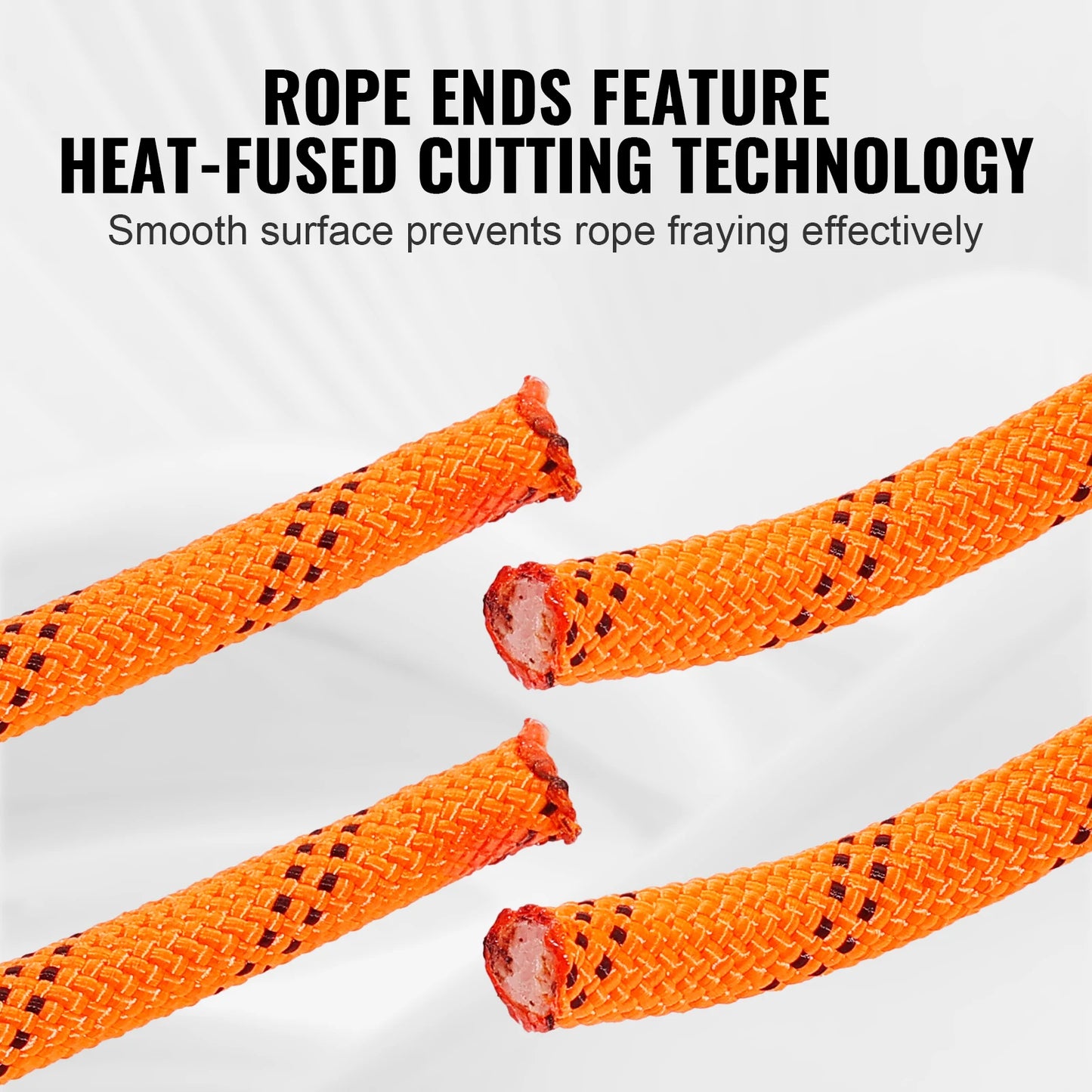 220ft Heavy Duty Polyester Rope 48-Strand Dual Weave Outdoor Cord for Camping Climbing and Utility Use