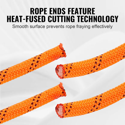 220ft Heavy Duty Polyester Rope 48-Strand Dual Weave Outdoor Cord for Camping Climbing and Utility Use