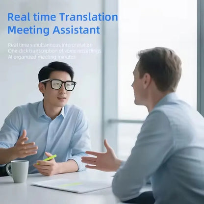 AI Powered Smart Glasses HD Camera Bluetooth Call and Translation Multifunction Smart Wearable
