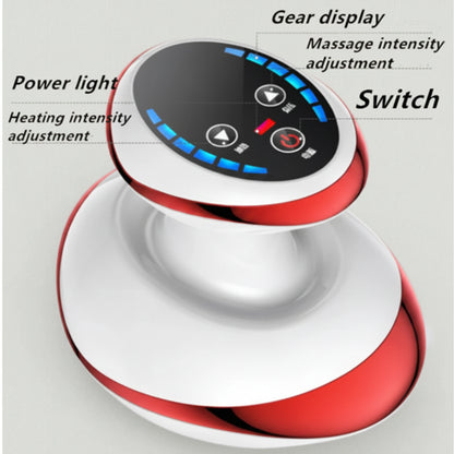 Rechargeable Electric Body Massager with Vacuum Cupping and Heat Compact Handheld Massage Tool