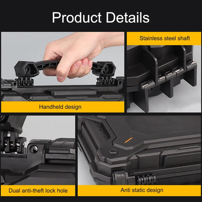 Durable Hard Shell Storage Case with Foam Insert Waterproof Dustproof Equipment Organizer