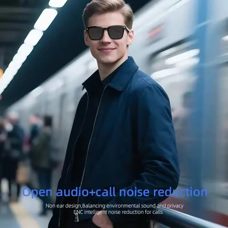 AI Powered Smart Glasses HD Camera Bluetooth Call and Translation Multifunction Smart Wearable