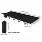 Portable Folding Camping Cot Ultralight Outdoor Travel Bed Compact Design for Camping Hiking
