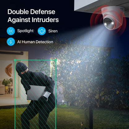 8CH 4K PoE CCTV System with AI Motion Detection Night Vision IP Security Cameras