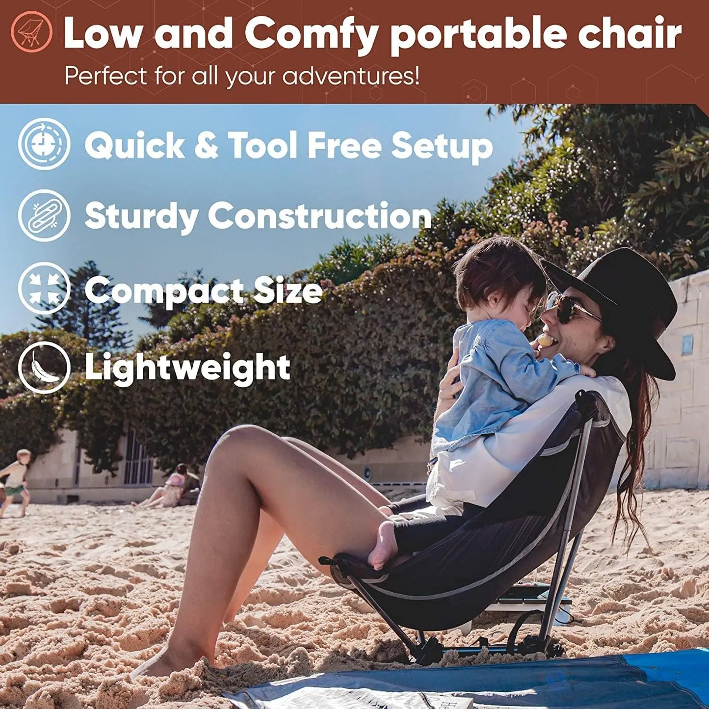 Ultralight Folding Camping Chair Aluminum Alloy Portable Outdoor Chair for Hiking Travel
